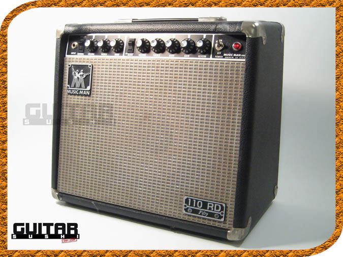 more photos below: 1982 Music Man 110 RD Fifty Vintage Tube 50 Watt Guitar Amplifier 10 inch speaker foot switch Musicman [GUITAR SUSHI] Maintaining a wide-stance since 2006 | www.guitarsushi.com