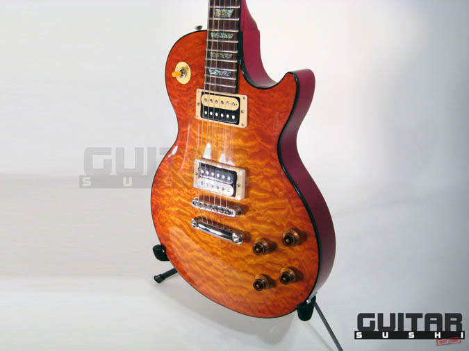 Epiphone Elite 2005 Elitist Tak Matsumoto Les Paul Tak Burst 6 string Electric Guitar includes Certificate of Authenticity (COA), Original Signature Hardshell Case, Truss Key, Original hang-tags and more... [GUITAR SUSHI] Maintaining a wide-stance since 2006 | www.guitarsushi.com