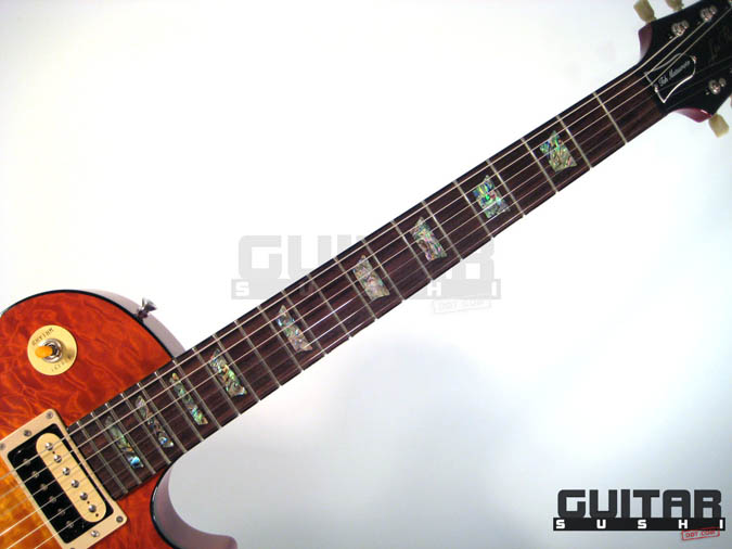 Epiphone Elite 2005 Elitist Tak Matsumoto Les Paul Tak Burst 6 string Electric Guitar includes Certificate of Authenticity (COA), Original Signature Hardshell Case, Truss Key, Original hang-tags and more... [GUITAR SUSHI] Maintaining a wide-stance since 2006 | www.guitarsushi.com