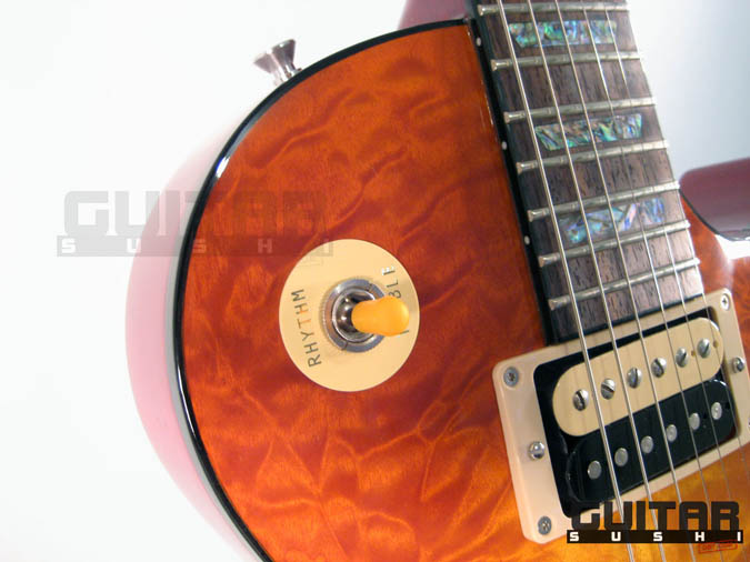 Epiphone Elite 2005 Elitist Tak Matsumoto Les Paul Tak Burst 6 string Electric Guitar includes Certificate of Authenticity (COA), Original Signature Hardshell Case, Truss Key, Original hang-tags and more... [GUITAR SUSHI] Maintaining a wide-stance since 2006 | www.guitarsushi.com