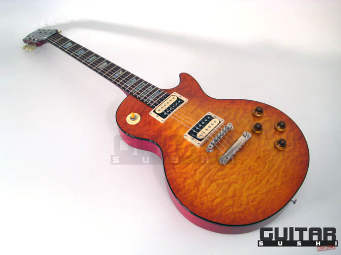 Epiphone Elite 2005 Elitist Tak Matsumoto Les Paul Tak Burst 6 string Electric Guitar includes Certificate of Authenticity (COA), Original Signature Hardshell Case, Truss Key, Original hang-tags and more... [GUITAR SUSHI] Maintaining a wide-stance since 2006 | www.guitarsushi.com