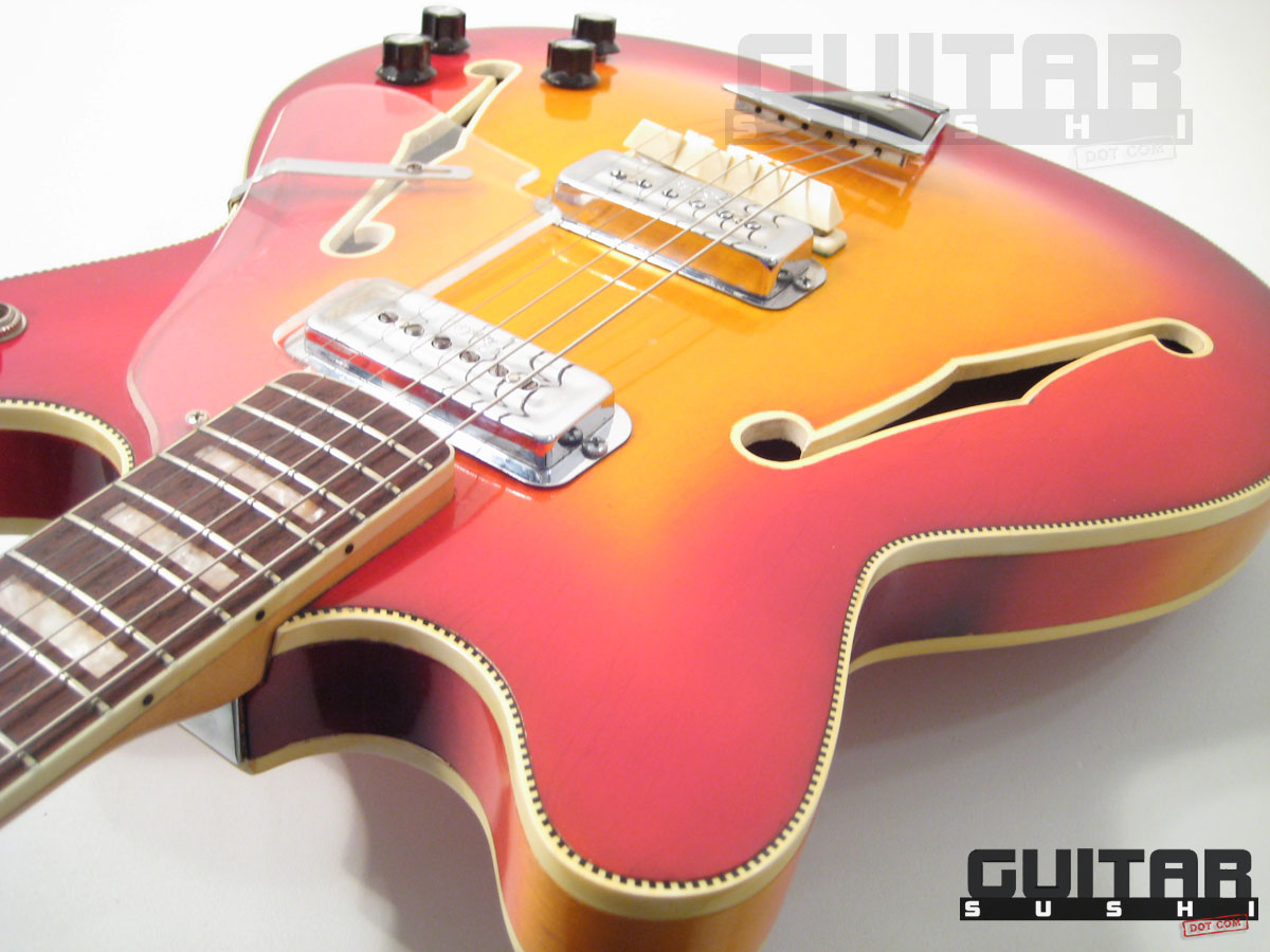 1966 Fender Coronado II Vintage Hollowbody Sunburst USA