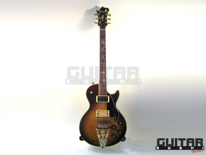 Vintage 1974 Ibanez Custom Agent Model 2405
Classic Pre-Serial Collectible Japanese Les Paul Style Lawsuit Era Electric Guitar with Urn Inlay Headstock, Creme Super 70 & Black DiMarzio pickups, and includes Hardshell Case [GUITAR SUSHI] Maintaining a wide-stance since 2006 | www.guitarsushi.com