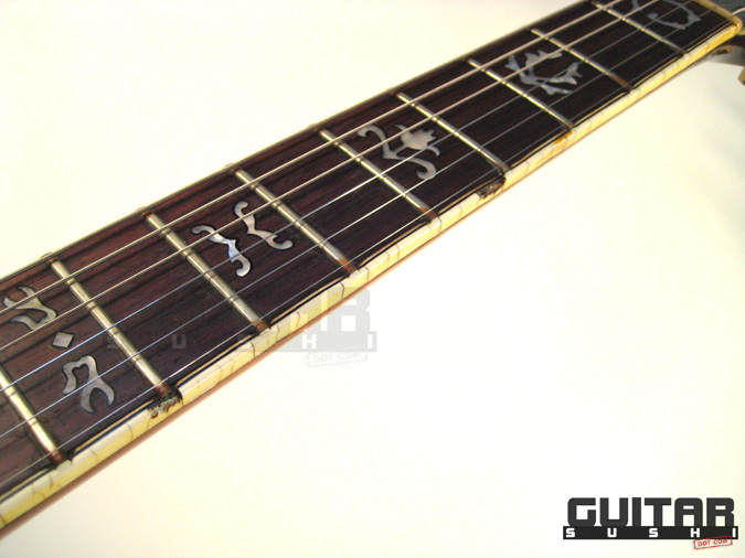 Vintage 1974 Ibanez Custom Agent Model 2405
Classic Pre-Serial Collectible Japanese Les Paul Style Lawsuit Era Electric Guitar with Urn Inlay Headstock, Creme Super 70 & Black DiMarzio pickups, and includes Hardshell Case [GUITAR SUSHI] Maintaining a wide-stance since 2006 | www.guitarsushi.com