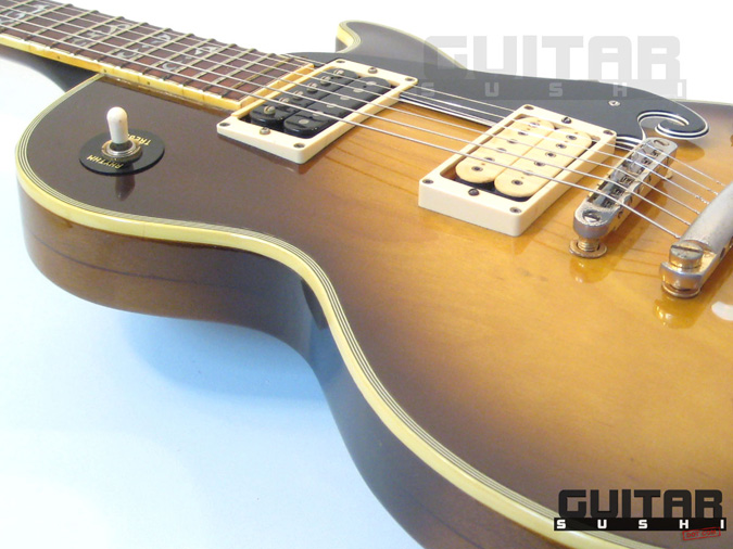 Vintage 1974 Ibanez Custom Agent Model 2405
Classic Pre-Serial Collectible Japanese Les Paul Style Lawsuit Era Electric Guitar with Urn Inlay Headstock, Creme Super 70 & Black DiMarzio pickups, and includes Hardshell Case [GUITAR SUSHI] Maintaining a wide-stance since 2006 | www.guitarsushi.com