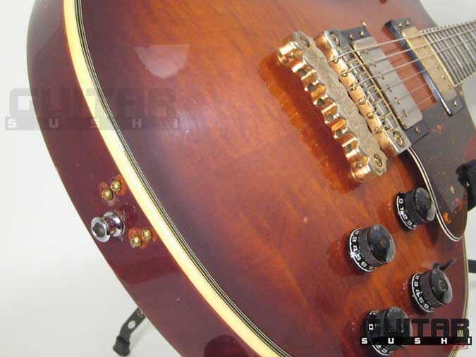 VINTAGE 1978 IBANEZ PERFORMER PF400 AV (antique violin) Electric Guitar WITH SUPER 70'S PICKUPS PF 400 Original Post-Lawsuit Les Paul Style Guitar with Maple top and Mahogany body bound with 7-layer black and white binding, Polished Ebony Fretboard with Perloid block inlays and Fancy Tailpiece [GUITAR SUSHI] Maintaining a wide-stance since 2006 | www.guitarsushi.com