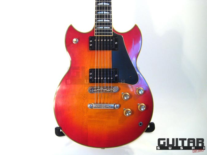 Vintage 1977 Yamaha SG2000-CS Electric Guitar Cherry Sunburst - Brass Plate - Neck Through Body - Made In Japan - Predecessor of the SBG-2000 1000 3000  SBG2000 SBG1000 SBG3000 - We love Les Paul but these are coined the 