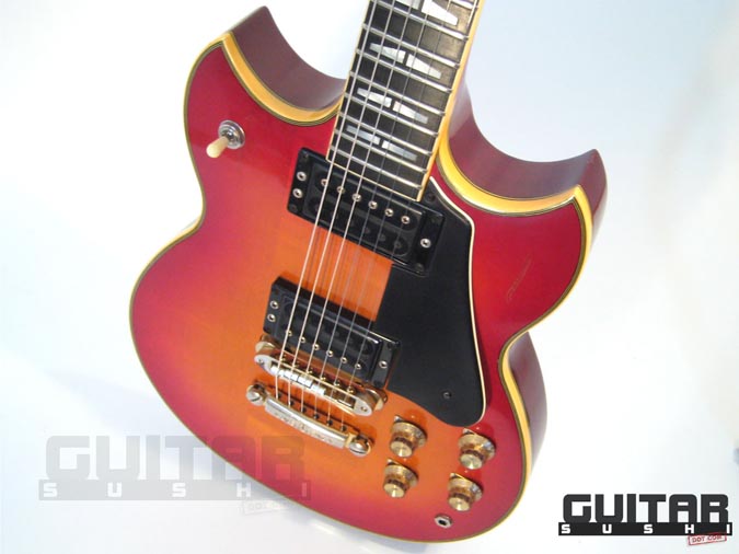 Vintage 1977 Yamaha SG2000-CS Electric Guitar Cherry Sunburst - Brass Plate - Neck Through Body - Made In Japan - Predecessor of the SBG-2000 1000 3000  SBG2000 SBG1000 SBG3000 - We love Les Paul but these are coined the 
