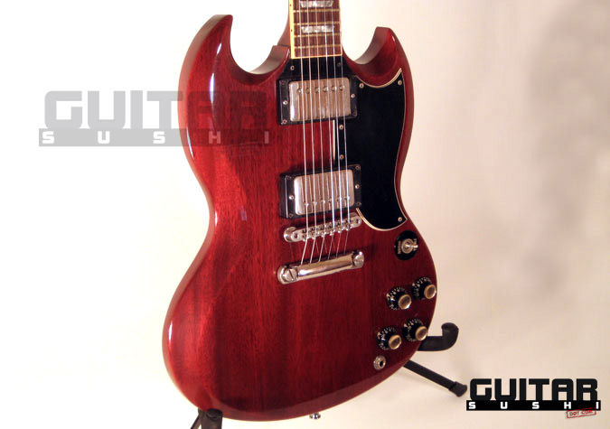 1986 Gibson SG '62 Reissue Electric Guitar w/OHSC- MADE IN USA - Hardshell Case  Heritage Cherry  SG-62-HC  Nashville Plant  Humbucker Pickups  Tune-O-Matic Bridge [GUITARSUSHI.COM - Maintaining A Wide-Stance Since 2006!] [GUITAR SUSHI] Maintaining a wide-stance since 2006 | www.guitarsushi.com